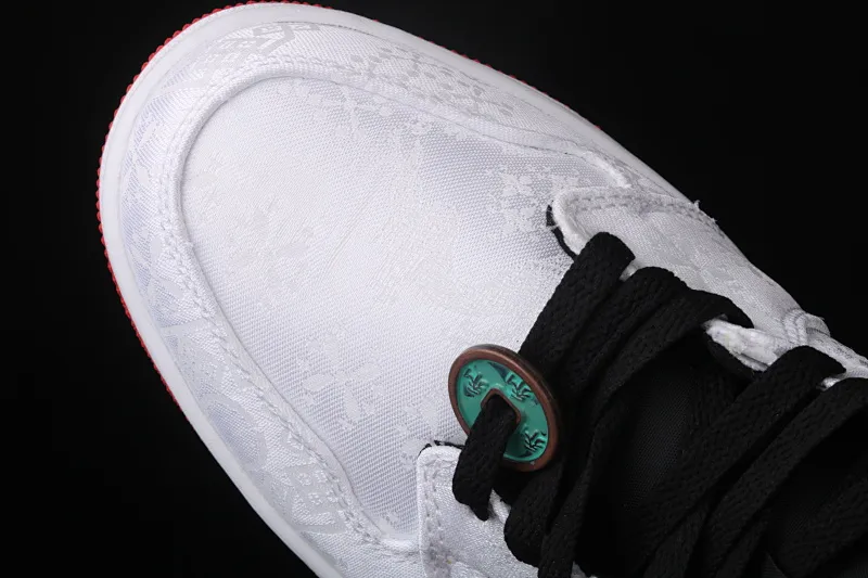 All categories Air Jordan Jordan series basketball shoes Air Jordan 1 Mid CLOT x Air Jordan 1 Mid "Fearless" AJ1 Joe 1 mid-top white silk CU2804-100